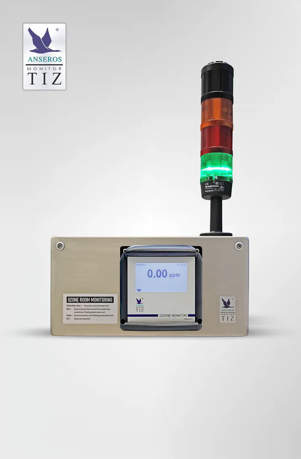 ANSEROS ozone safety device TIZ-SE3+alaram-kit