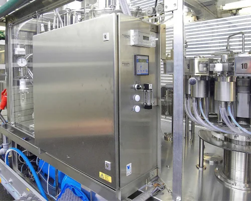 ANSEROS ozone bottling system PAP-B in operation