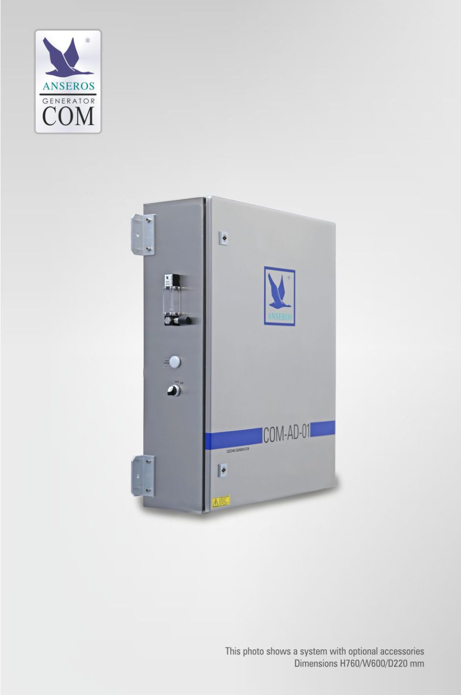 ANSEROS Ozongenerator COM-AD-01 (Edelstahlgehäuse)